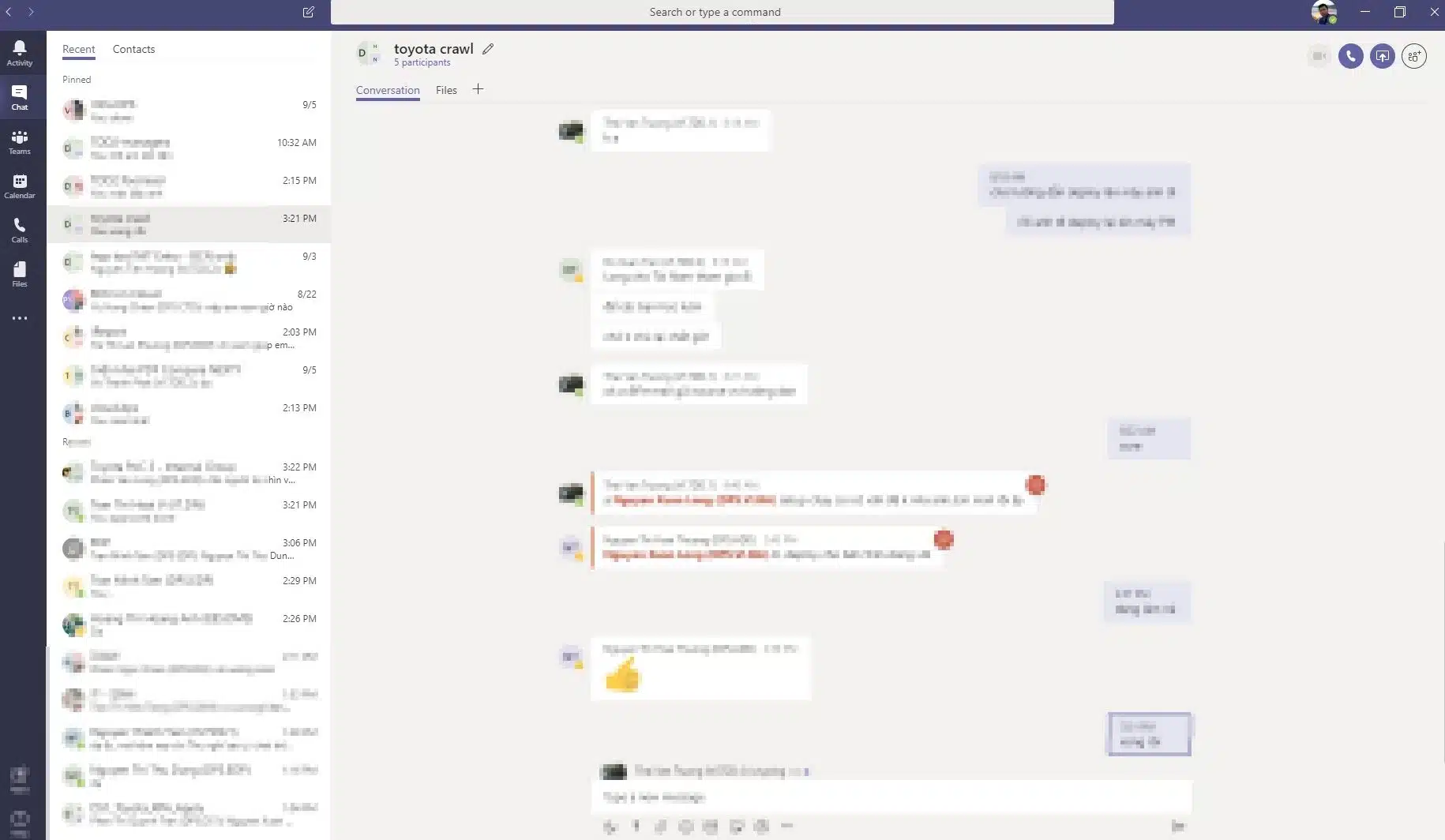 supprimer une conversation sur teams