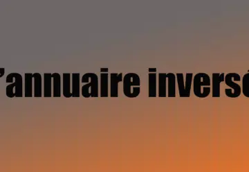 annuaire inversé