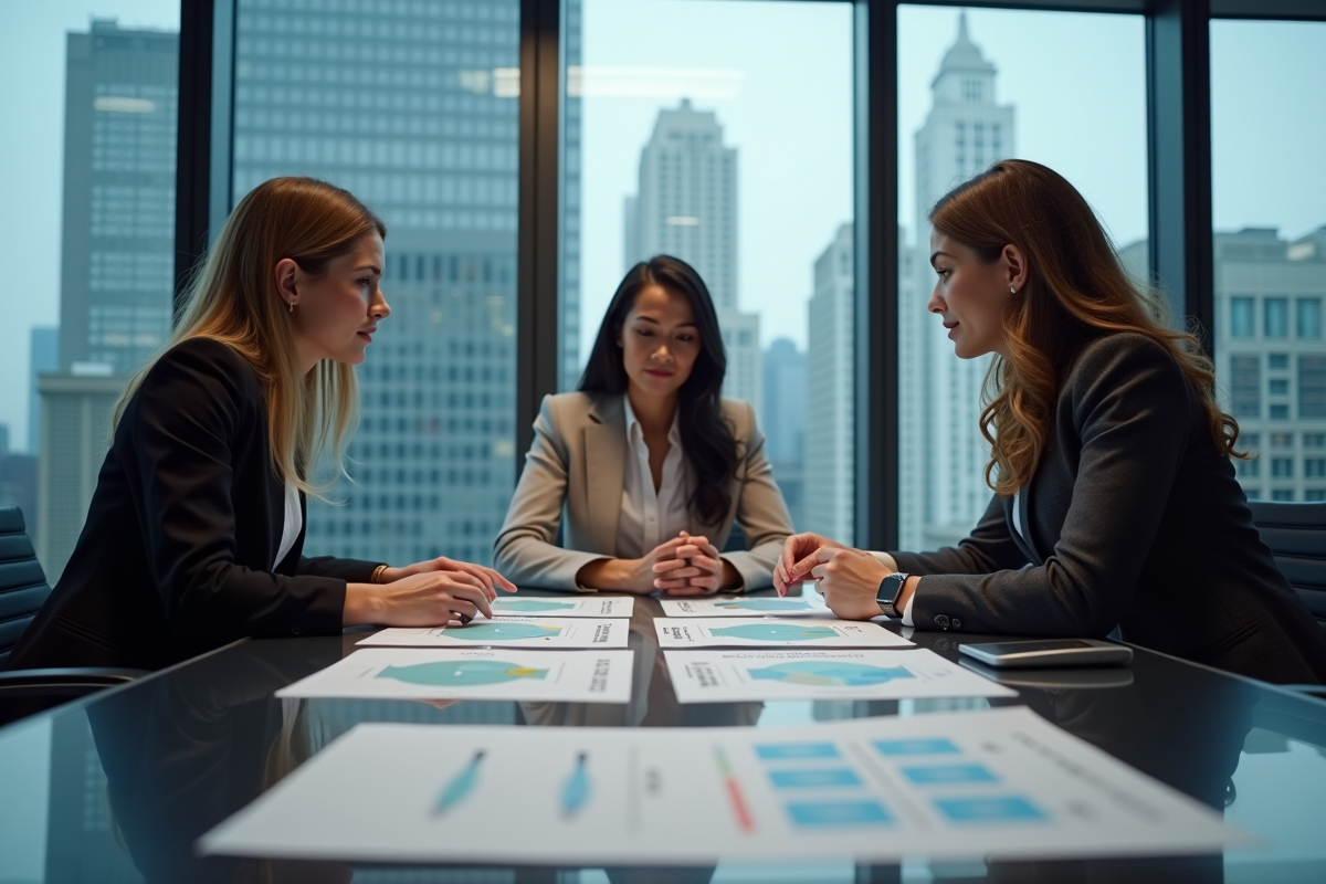 Groupe d experts en cybersécurité en discussion