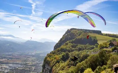 saut en parapente